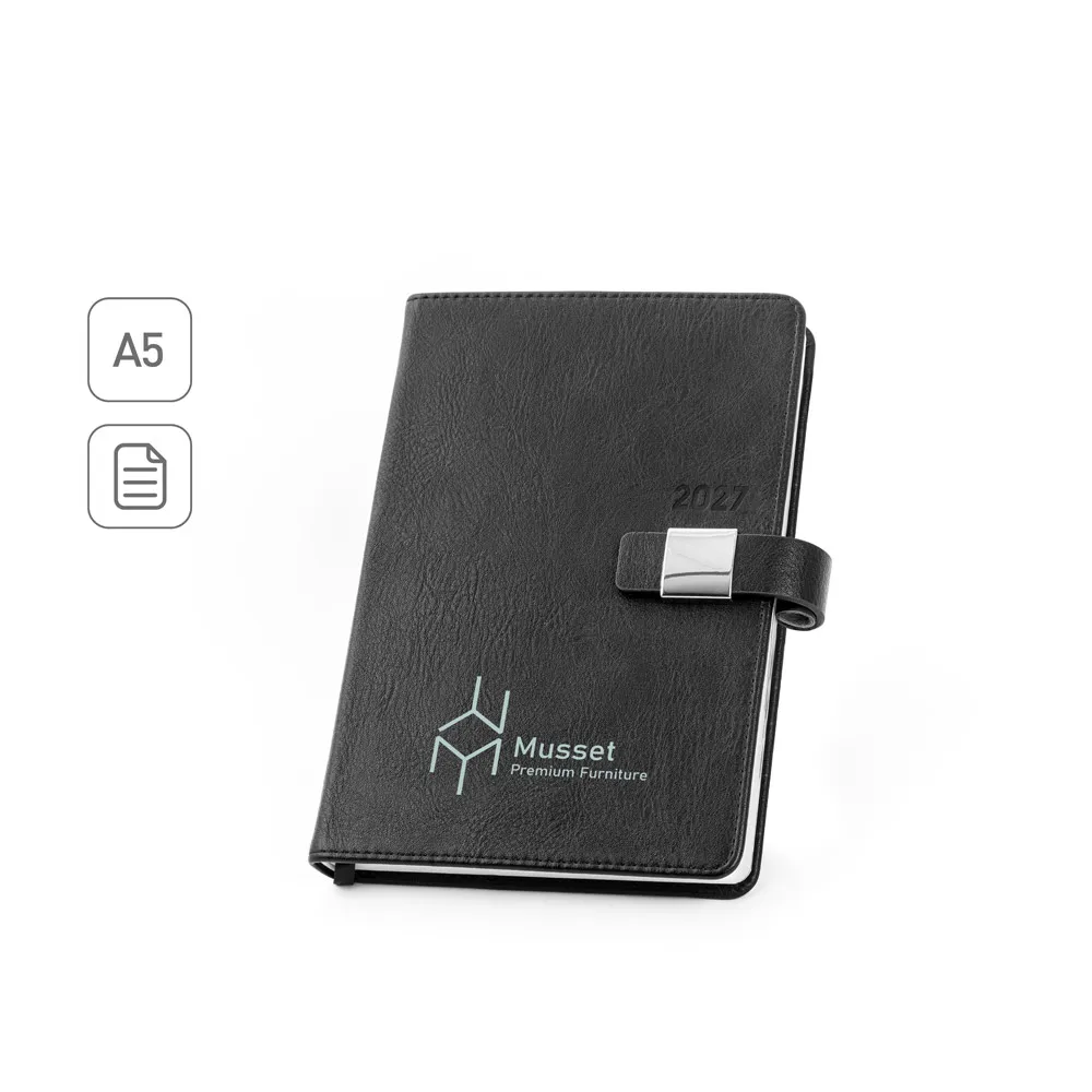 Agenda personalizada 21 x 15 cm com fecho magnético Agenda personalizada 21 x 15 cm com fecho magnético